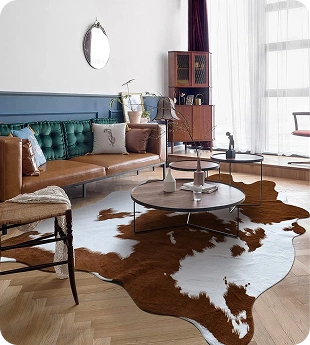 Brown Faux Cowhide Rug Dubai
