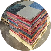 Carpet tiles Delivery