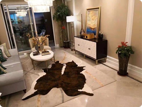 animal skin rug