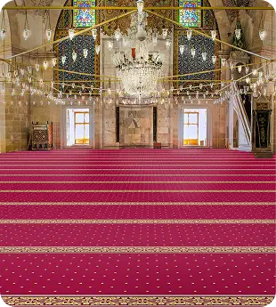 Red Mosque carpet Dubai