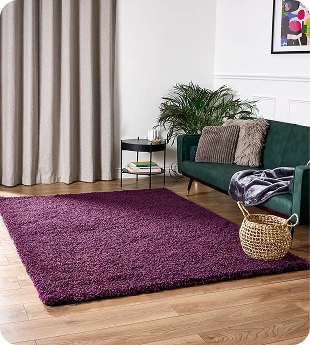 Velvet Shaggy Rugs Dubai