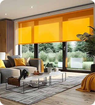Golden roller Blinds Dubai
