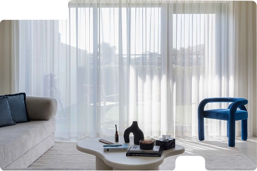 Modern Sheer curtains UAE