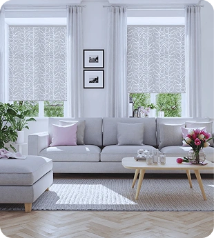 Patterned roller Blinds Dubai