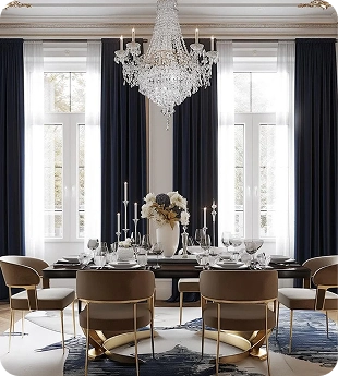 premium Velvet Curtains Dubai