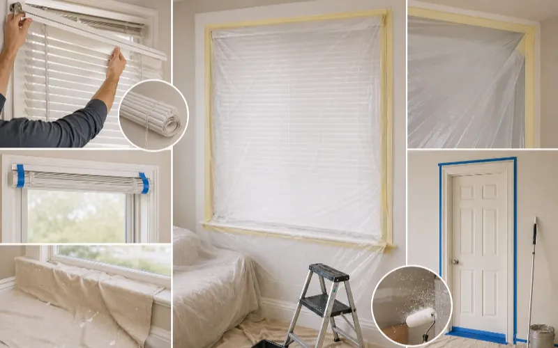 How to Prevent Paint from Getting on Your Blinds in the Future