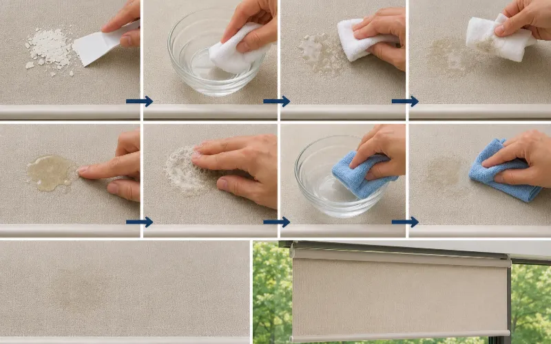Method 3: Removing Dried Oil-Based Paint from Fabric Blinds