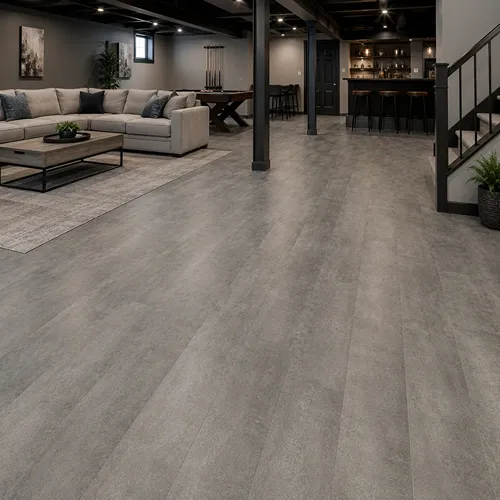Affordable Basement SPC Flooring