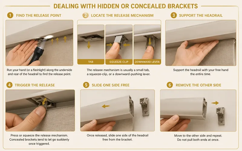Dealing With Hidden or Concealed Brackets