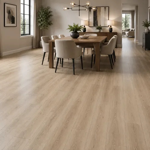 Elegant Dining Room SPC Flooring