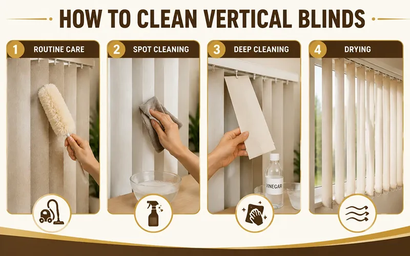 How to Clean Vertical Blinds