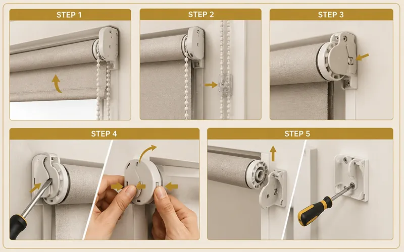 How to Remove Roller Blinds