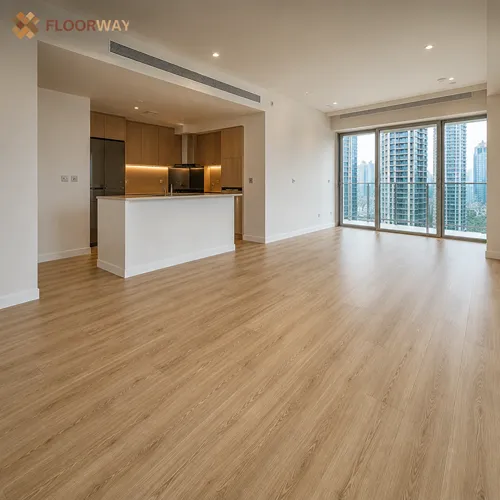 SPC Flooring Installation at Apartment 1704, Burj Vista, Downtown Dubai