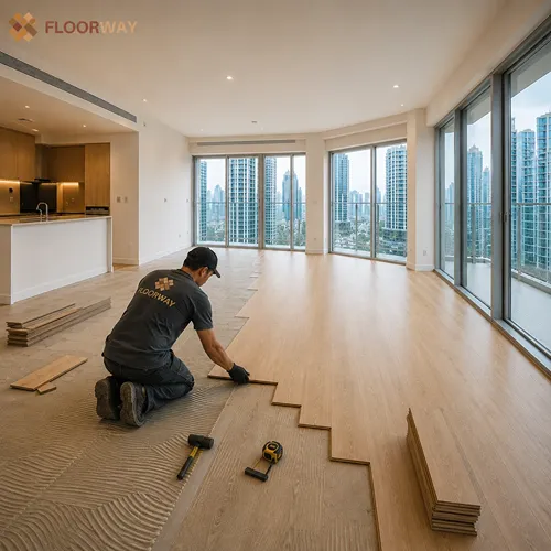 SPC Flooring Installation at Apartment