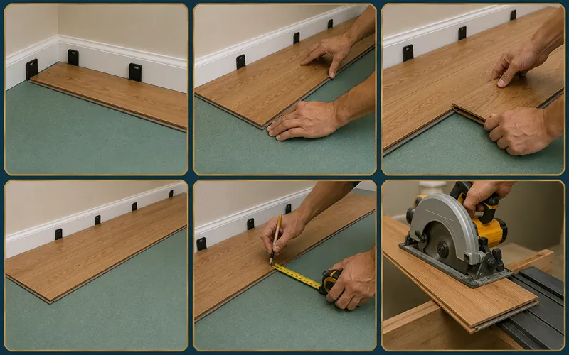 Step 4 Install the First Row