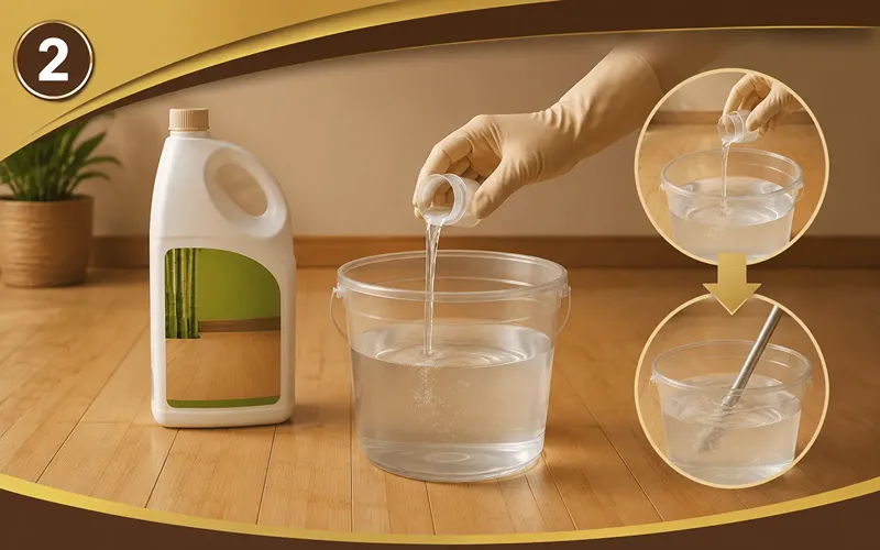 Choose and dilute your cleaner