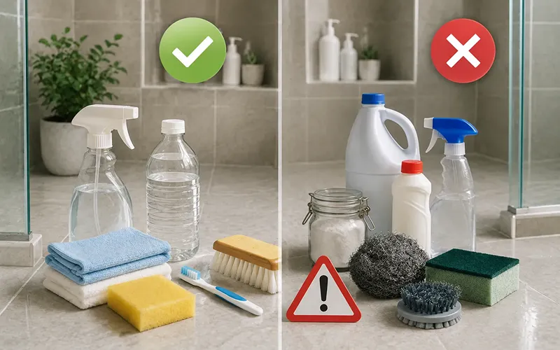 Do's and Don'ts of Shower Tile Cleaning