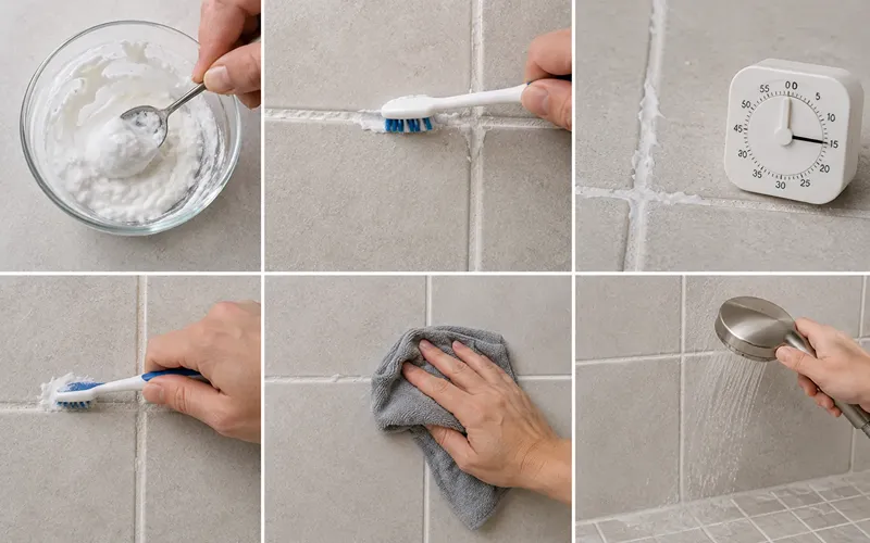 How to Clean Shower Grout