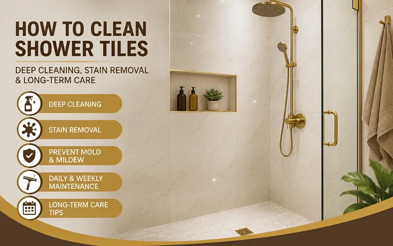 How to Clean Shower Tiles