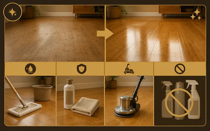 How to Make Bamboo Floors Shine Again