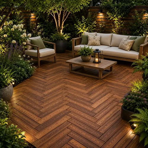 Luxury Wooden outdoor flooring