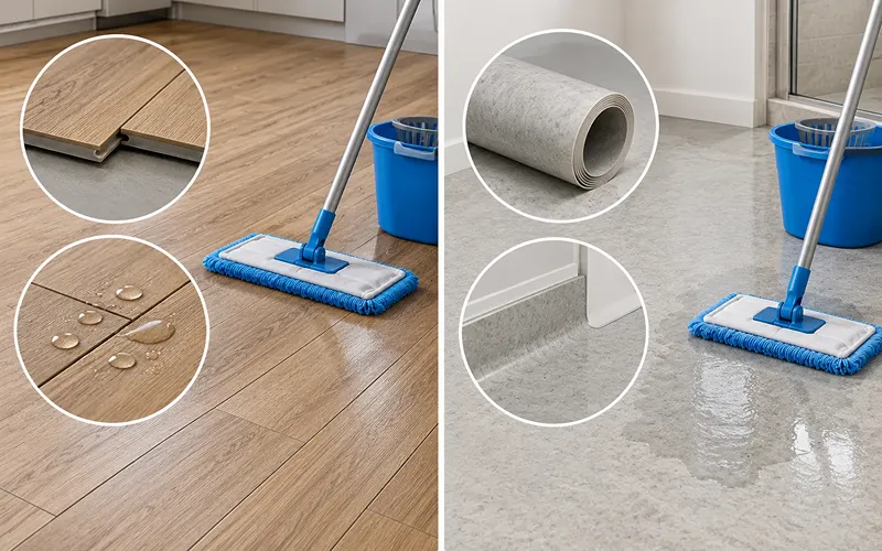 Plank and tile vs. sheet vinyl