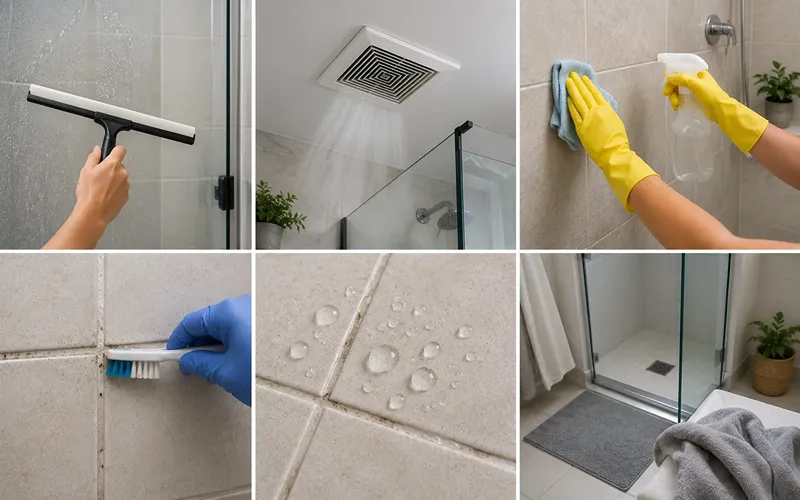 Shower Tile Maintenance Routine