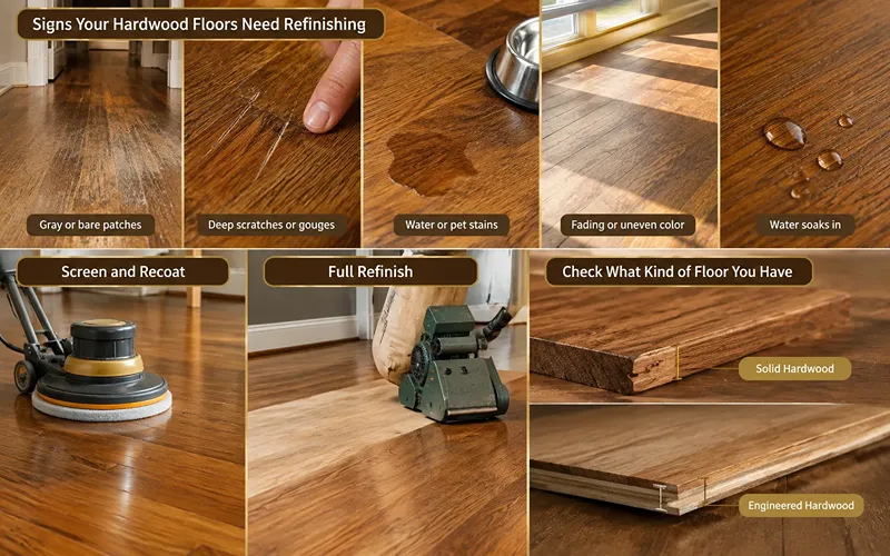 Signs Your Hardwood Floors Need Refinishing