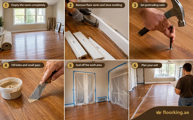Step 1 Prepare the Room
