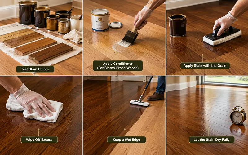 Step 5 Apply Stain (Optional)
